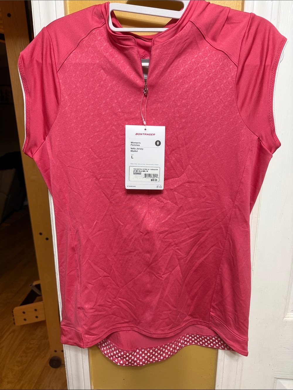 Bontrager Women's Pink Cycling Tank Top - Short Sleeve Performance Jersey